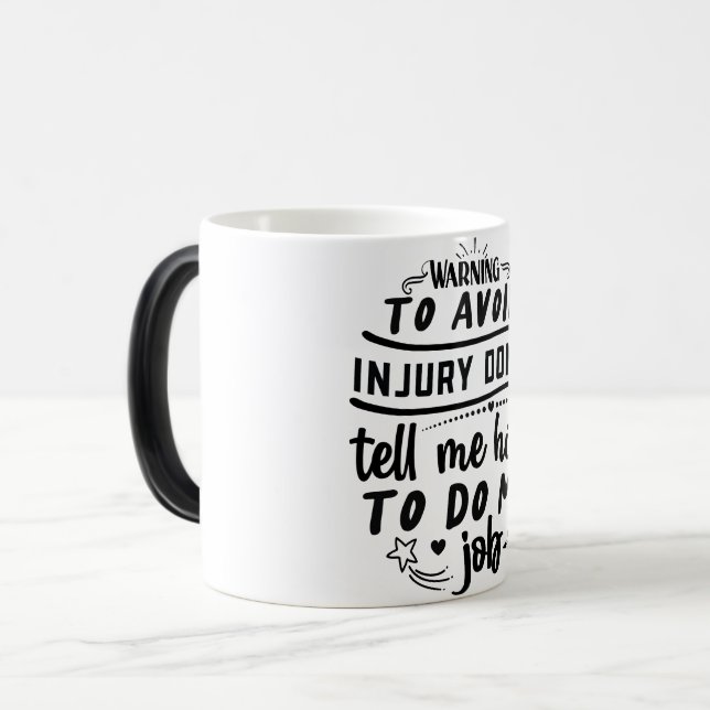 Mug Magic Funny Office Coffee Quotes (Devant gauche)