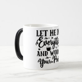 Mug Magic Funny Office Coffee Quotes Verwandlungstasse