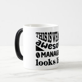 Mug Magic Funny Office Coffee Quotes Verwandlungstasse