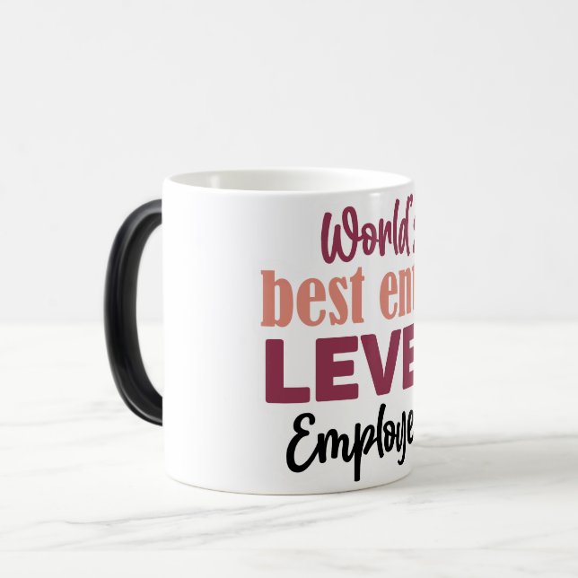 Mug Magic Funny Office Coffee Quotes Verwandlungstasse (Vorderseite Links)