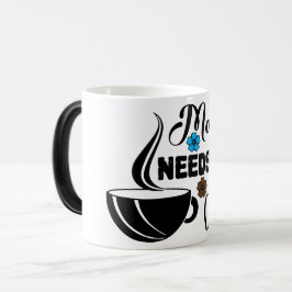 Mug Magic Funny Office Coffee Quotes Verwandlungstasse