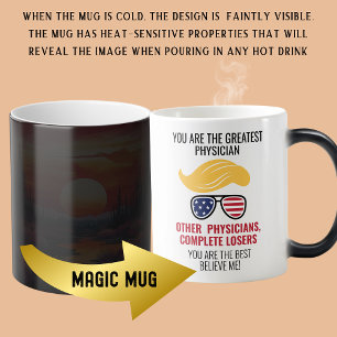 Mug Magic Funny Trump Meilleur médecin