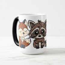 Furry Friends Raccoon, Fox et Squirrel