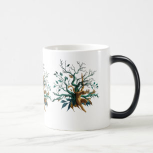 Mug Magic Fusion humaine et naturelle Abstraite   Morphage a