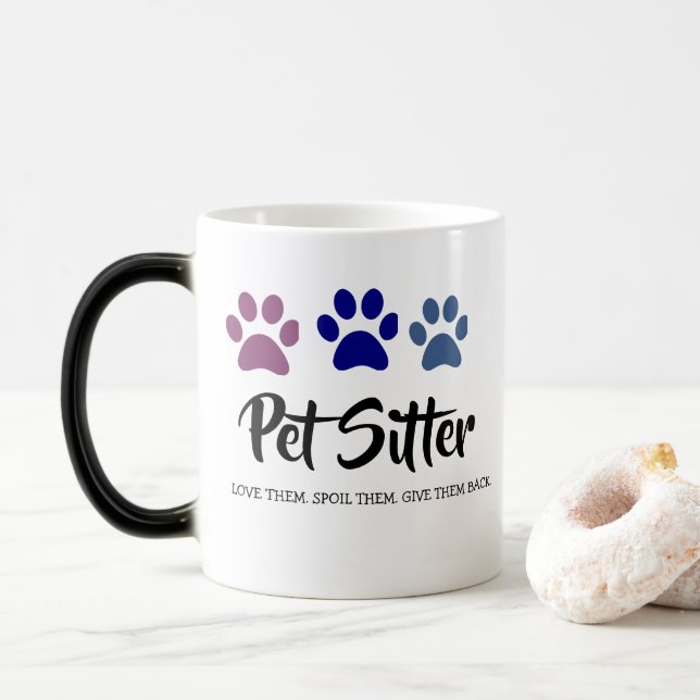 Mug Magic Garde d'animaux à domicile (Avec donut)