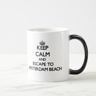 Mug Magic Gardez le calme et échappez-vous à la plage le