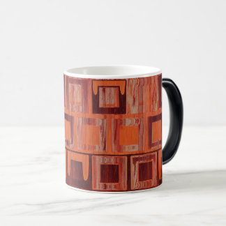 Mug Magic Géométrique rouge et orange