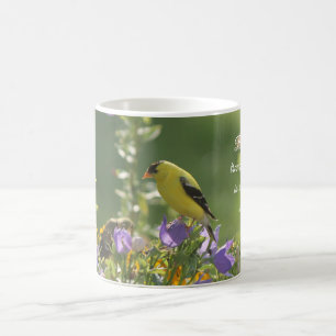 Mug Magic Goldfinch sur Harebell Flower