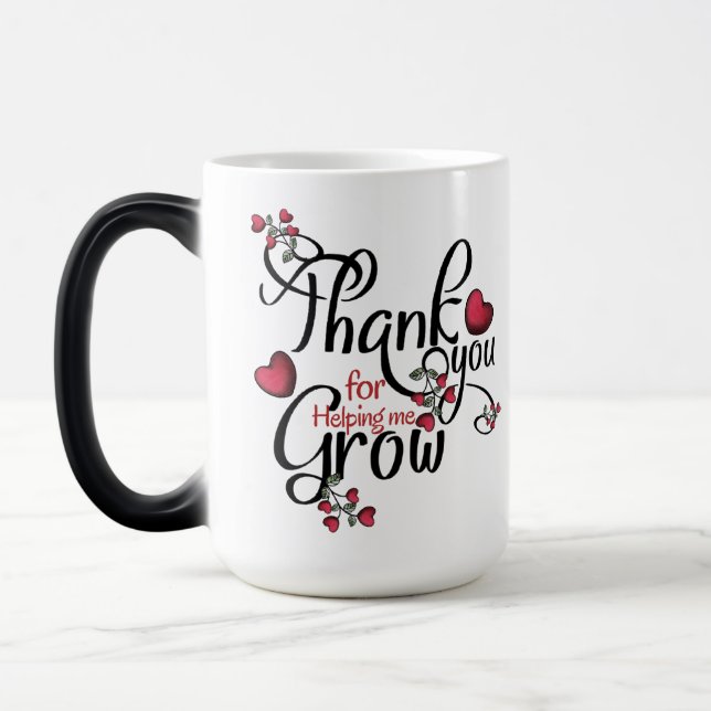 Mug Magic Gracias por ayudarme a crecer (Gauche)