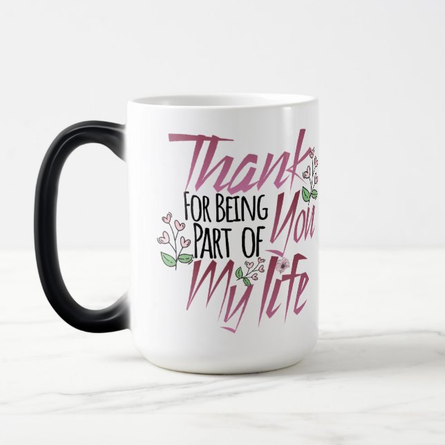 Mug Magic Gracias por estar en mi vida (Gauche)