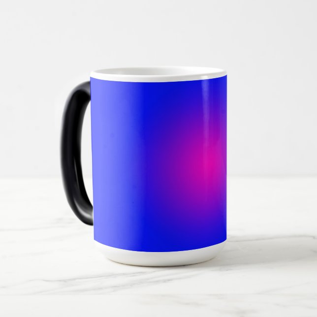 Mug Magic Grand jour pour le bleu et la magenta (Devant gauche)