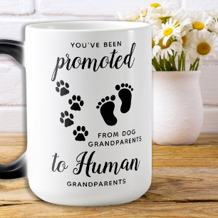 Mug Magic Grand-Parents De Chiens Promus À Grand-Mère Humain