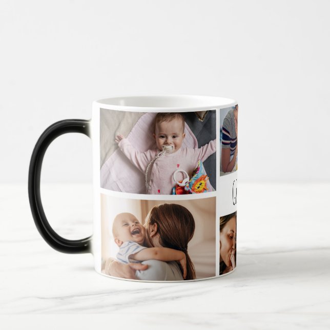 Mug Magic Grand-père We Love You Photo Collage (Gauche)