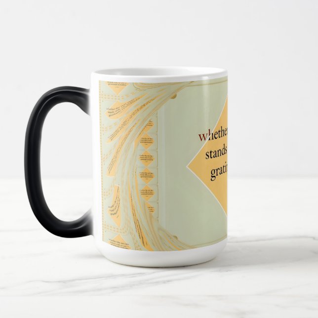Mug Magic Gratitude Remains: Every Rhythm of Life Gratitude  (Gauche)