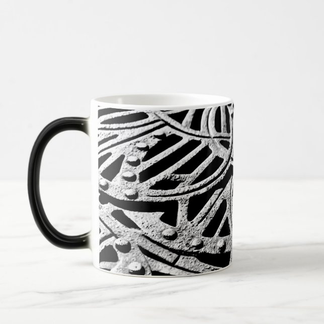 Mug Magic Grille rouillée en gris (Gauche)