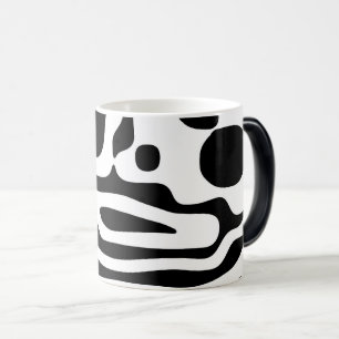 Mug Magic Grip Vise : Noir et Blanc Abstrait