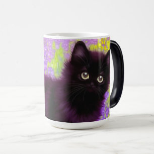 Mug Magic Gustav Klimt Black Kitten