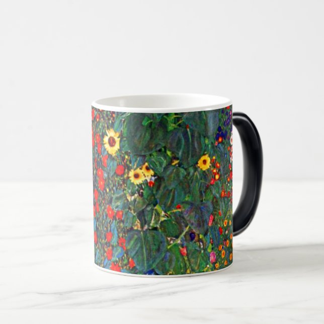 Mug Magic Gustav Klimt Flower Garden (Devant droit)