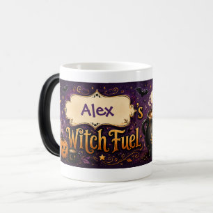 Mug Magic Halloween Carburant de Sorcière Personnalisé