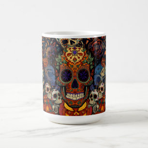 Mug Magic Halloween, Citrouilles Crâne Sucre Fiesta, Calaver