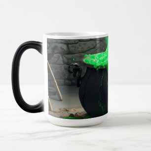 Mug Magic Halloween en cauldron de sorcière bouillonnante