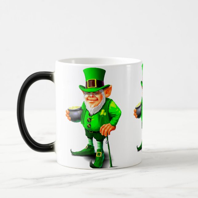 MUG MAGIC HAPPY ST.PATRICK'S DAY CUTE LEPRECHAUN (Gauche)
