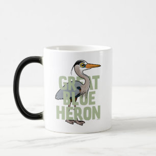 Mug Magic Héron de grand bleu enorme