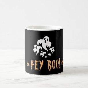 Mug Magic Hey Boo Drôle Fantôme Halloween