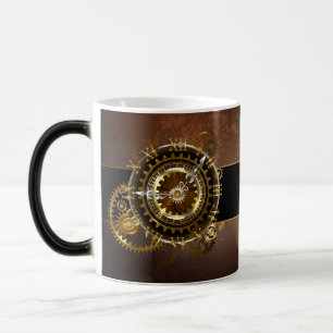 Mug Magic Horloge Steampunk avec engrenages antiques