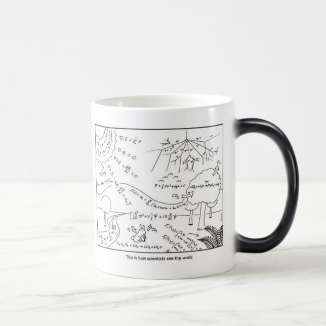 Mug Magic How scientists see the world [LEFT HANDED] (Droite)