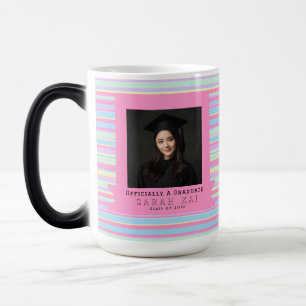 Mug Magic Impression rayée unique diplômée de la petite-fill