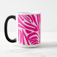 Impression zèbre rose