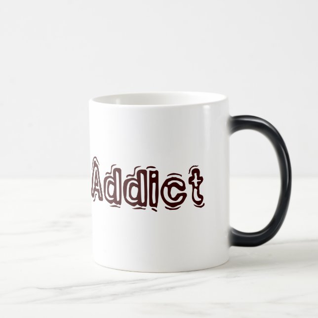 Mug Magic Intoxiqué de café (Droite)