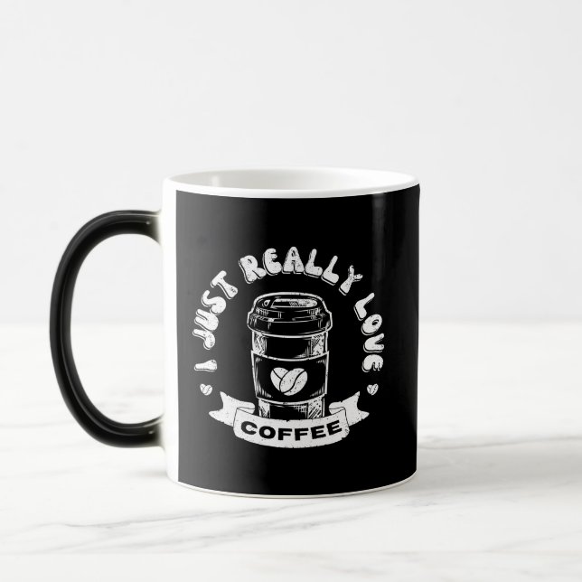 Mug Magic J'adore vraiment le café (Gauche)