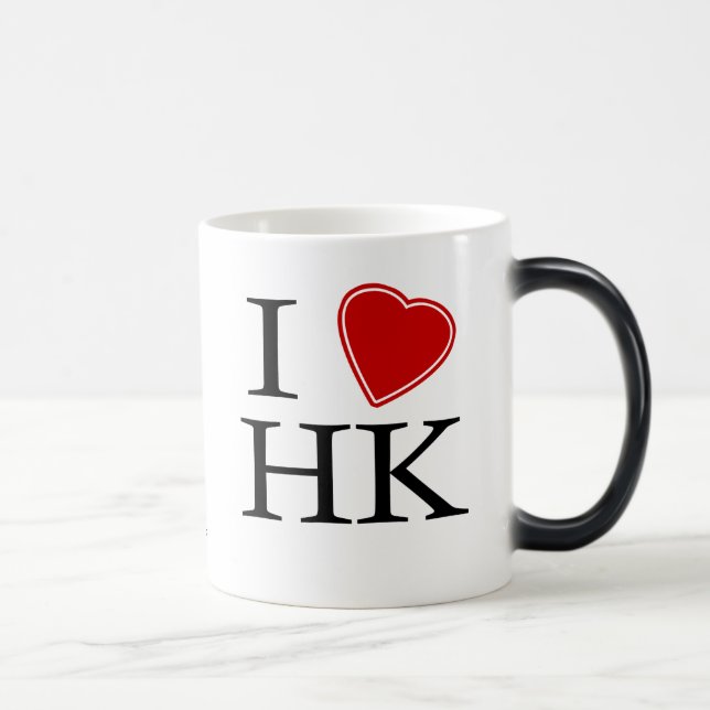 Mug Magic J'aime Hong Kong (Droite)
