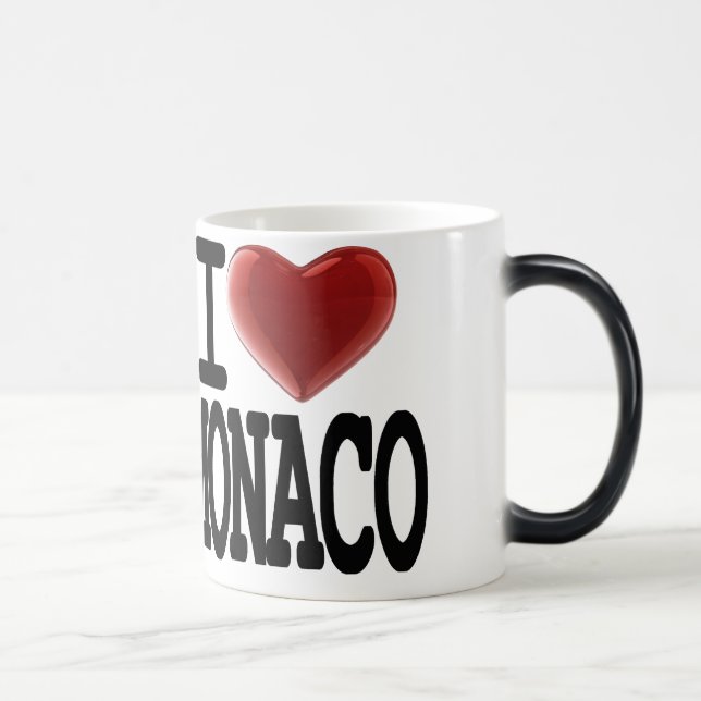 Mug Magic J'aime le MONACO (Droite)