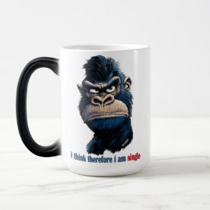 Mug Magic je pense donc que je suis célibataire