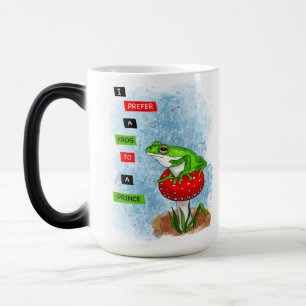 Mug Magic Je préfère une grenouille à un prince Artwork de