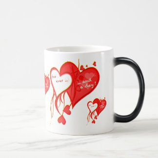 MUG MAGIC JE T'AIME POUR TOUJOURS ET UN COEUR DE JOUR