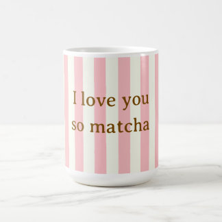 Mug Magic Je T'Aime Tellement Matcha Mignon Rose