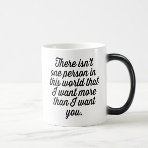 Mug Magic "Je vous veux" conception personnalisée des textes
