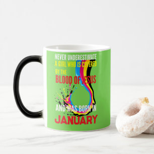 Mug Magic Jésus Fille Anniversaire Ne jamais sous-estimer