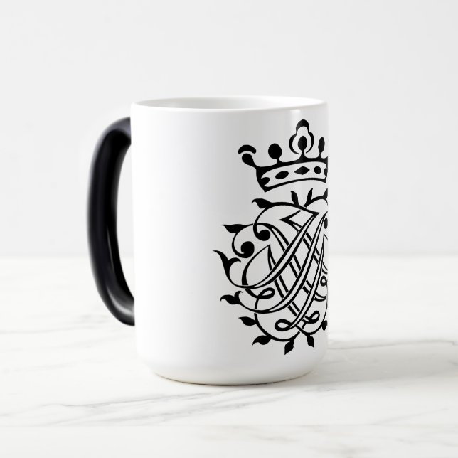 Mug Magic Johann Sebastian Bach Crest Monogramme Insignia (Devant gauche)