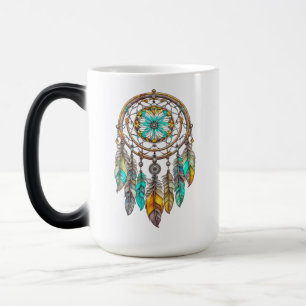 Mug Magic Joli attrape-rêves sarcelle et marron   Doux rêves