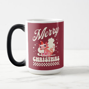 Mug Magic Joli Axolotl de Noël Joyeux Noël