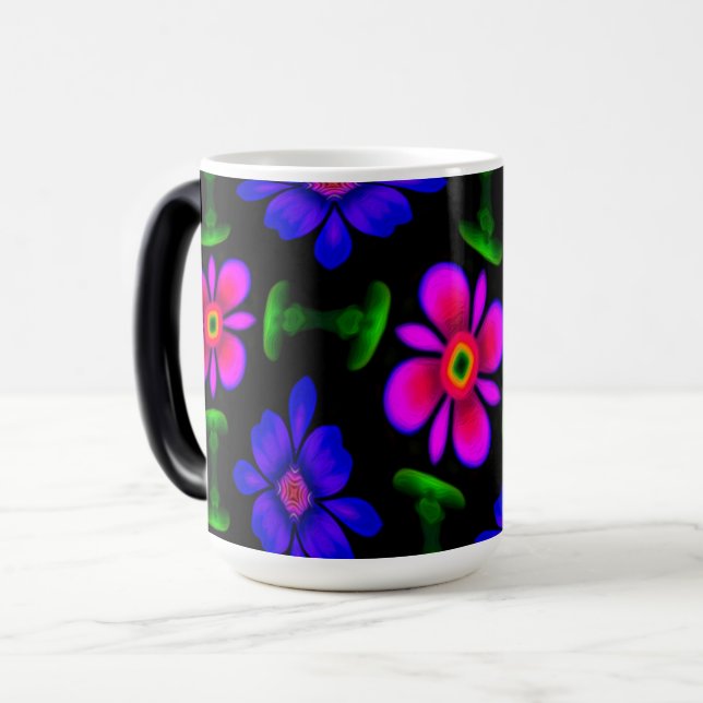 Mug Magic Joli Motif de fleurs roses (Devant gauche)