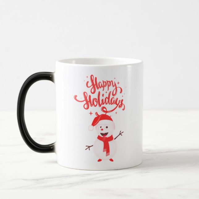 Mug Magic "Joyeuses Fêtes Gourmande Snowman Mug" (Gauche)