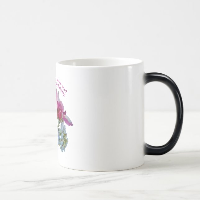 Mug Magic Joyeux anniversaire à ma femme (Droite)