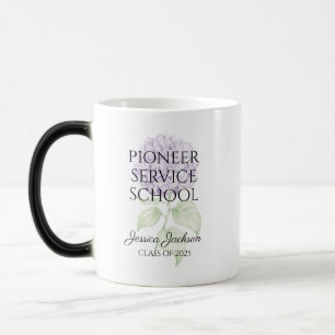 Mug Magic JW 2025 Pioneer Service School avec le texte de l'