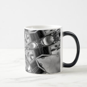 Mug Magic Kaleidoscope gris foncé Star...